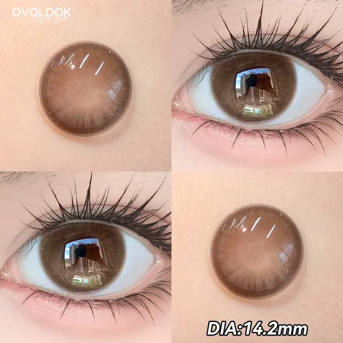 1Pair lentilles de contact à motifs uniques pour les yeux Cosplay