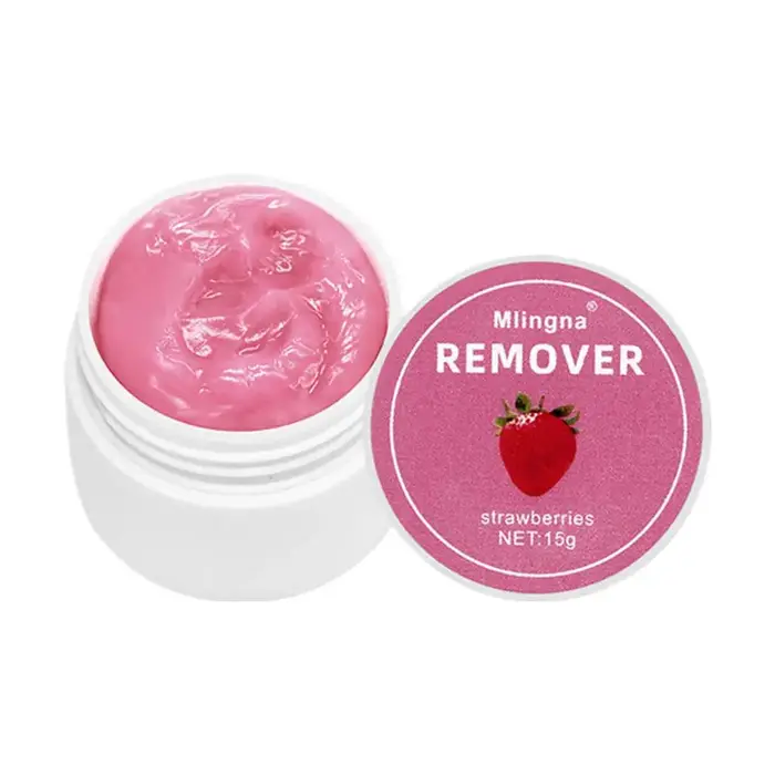 Dissolvant de colle pour cils, saveur de Fruit, sans Irritation, nettoyage Ultra rapide, crème sûre 