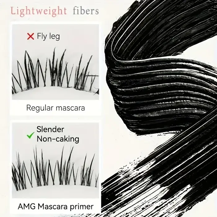 Mascara à tête de brosse en spirale imperméable