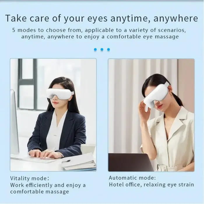Masseur oculaire VIMYSHOW avec compression par pression d'air et vibration