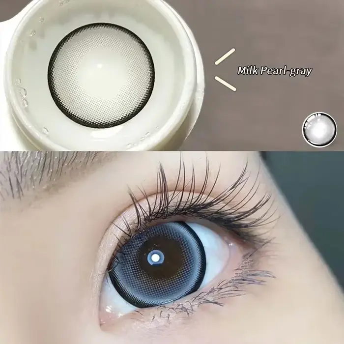 2PCS/paire 14.5mm lentilles perle série couleur