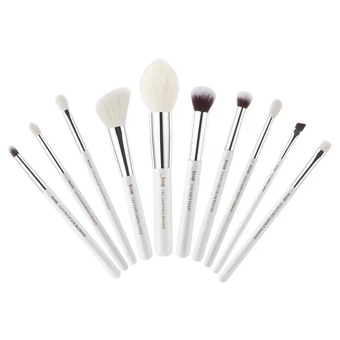 Jessup ensemble de pinceaux 10 pièces pinceaux de maquillage professionnels ensembles fond de teint