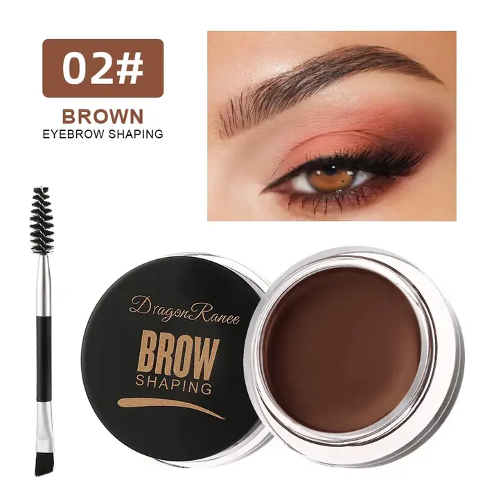 Gel à sourcils folle blanc-Style européen et américain, cire de savon pommade à réglage longue durée