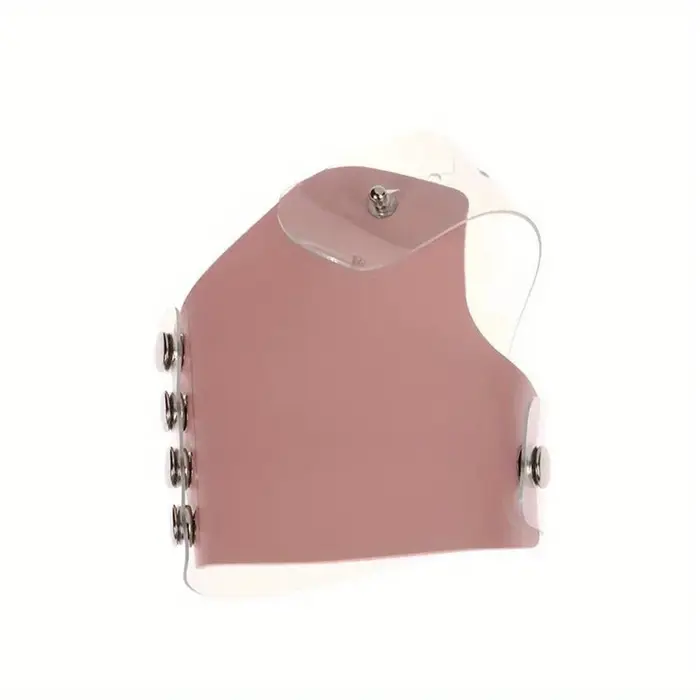 Gant de maquilleur transparent 1 pièce – Outil de beauté hypoallergénique et multifonctionnel pour le mélange de fond de teint, de fard à joues et de fard à paupières