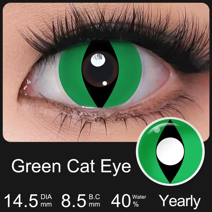 Magister couleur oeil de chat lentilles de Contact pour les yeux Cosplay