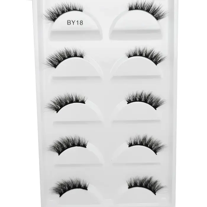 Nouveau 5 paires naturel 3D Faux Cils Maquillage vison Cils Faux Cils Faux Cils Maquillage beauté Ma