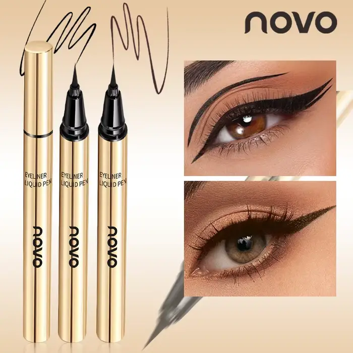 Stylo Eyeliner liquide à pointe en feutre Ultra-fin