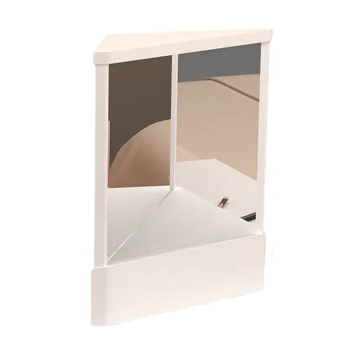 Véritable miroir professionnel Non inversé, miroir inversé transparent, miroir cosmétique pour maqui