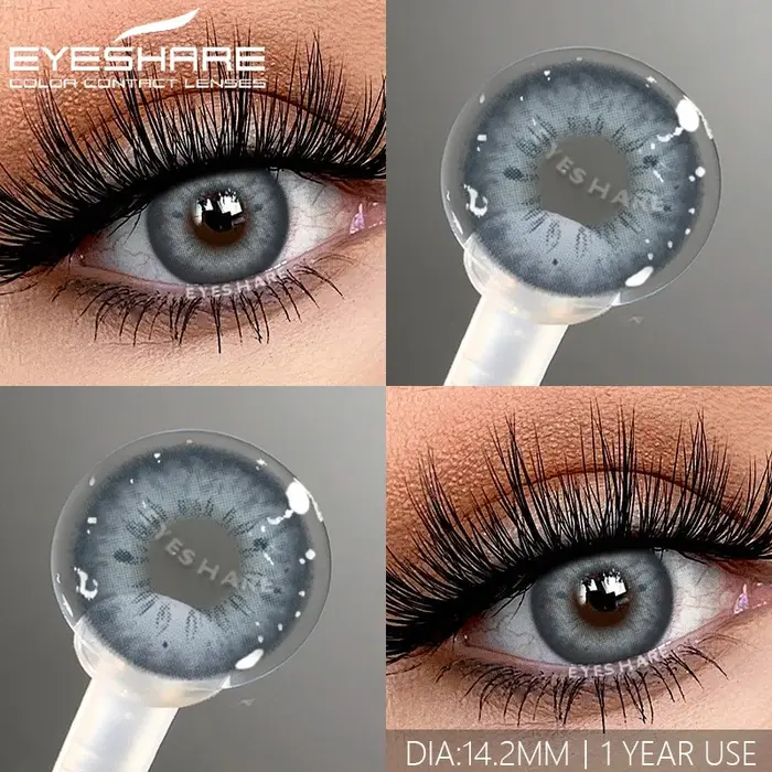 EYESHARE 1 paire de lentilles de Contact de couleur pour les yeux