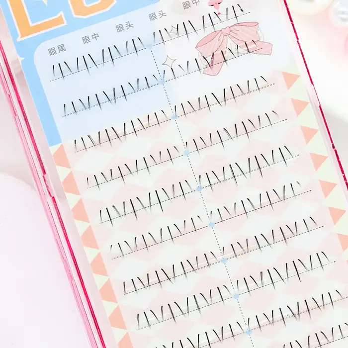 Faux cils inférieurs segmentés pour femmes