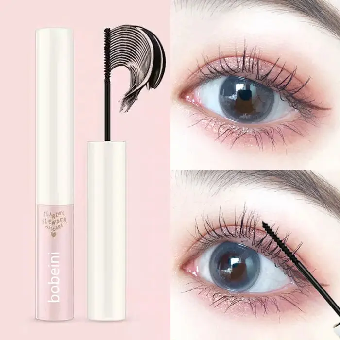 Mascara en fibres de soie à brosse ultra-fine, allongeant et volumisant, waterproof, anti-bavures, longue tenue, unisexe, sans danger pour les yeux