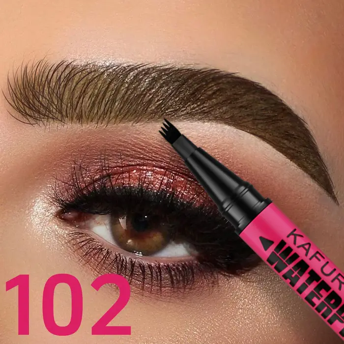 Stylo à sourcils étanche 3 couleurs