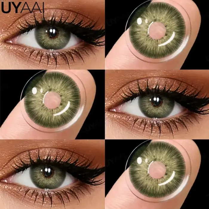 Lentilles de contact colorées UYAAI Siri Green, lentilles de maquillage PATTAYA Green, lentilles de 
