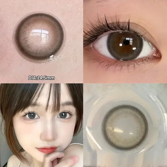 1 paire beauté 10 couleurs lentilles de Contact pour les yeux naturel élève couleur lentille