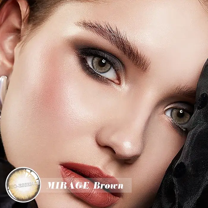 Lentilles de contact colorées Bio-essence pour yeux bleus