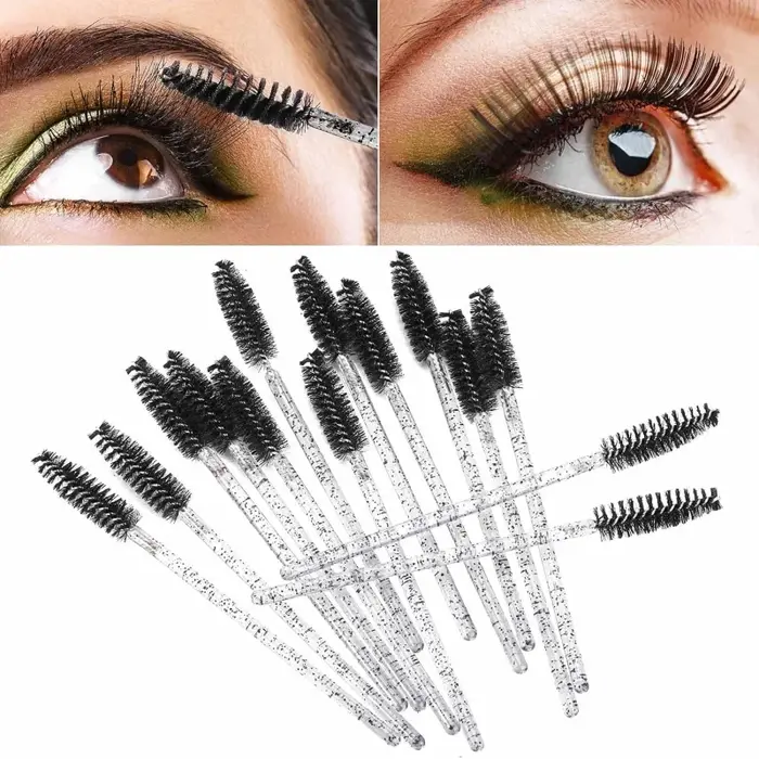 25/50/100 pièces de brosses à cils