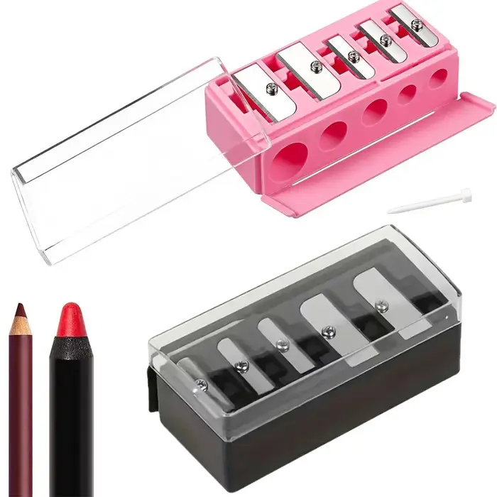 Taille-crayon de maquillage à 5 trous