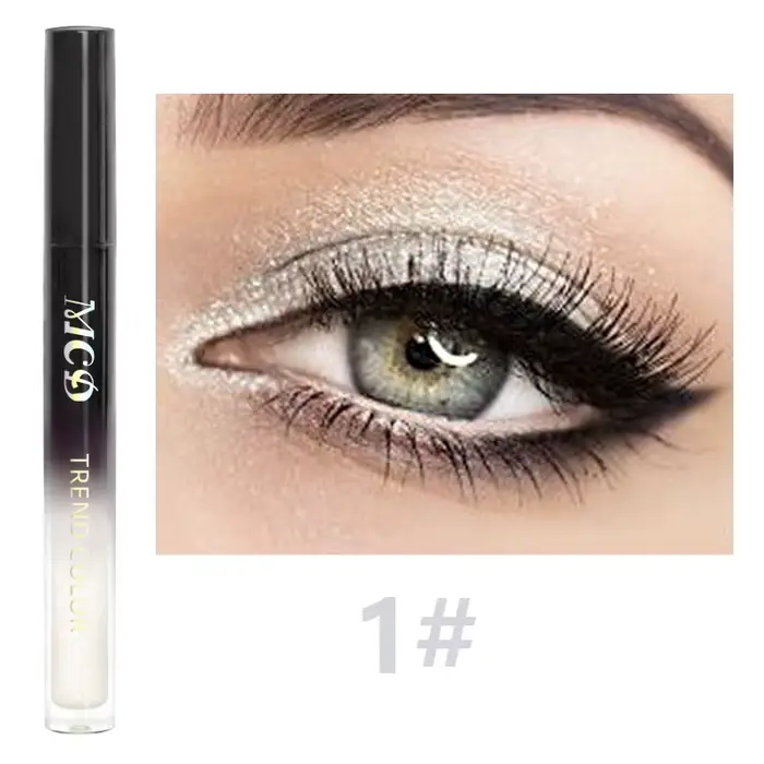 Palette de fards à paupières liquides imperméables à 13 nuances – Ensemble de maquillage haute brill