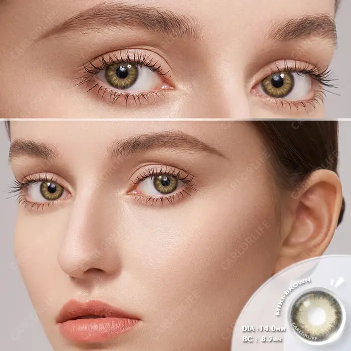 EYESHARE 1 paire de lentilles de contact de couleur pour les yeux cosmétiques