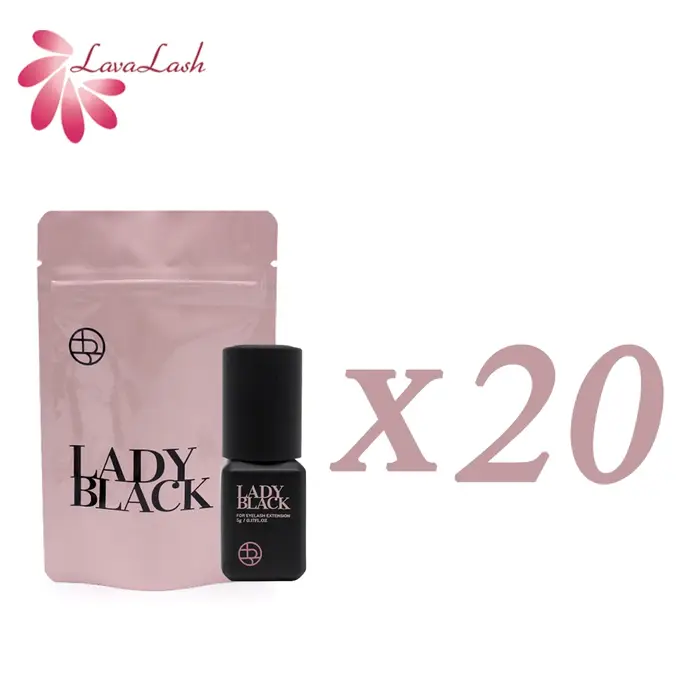 Corée 5ml dame colle noire séchage rapide forte Extension de cils