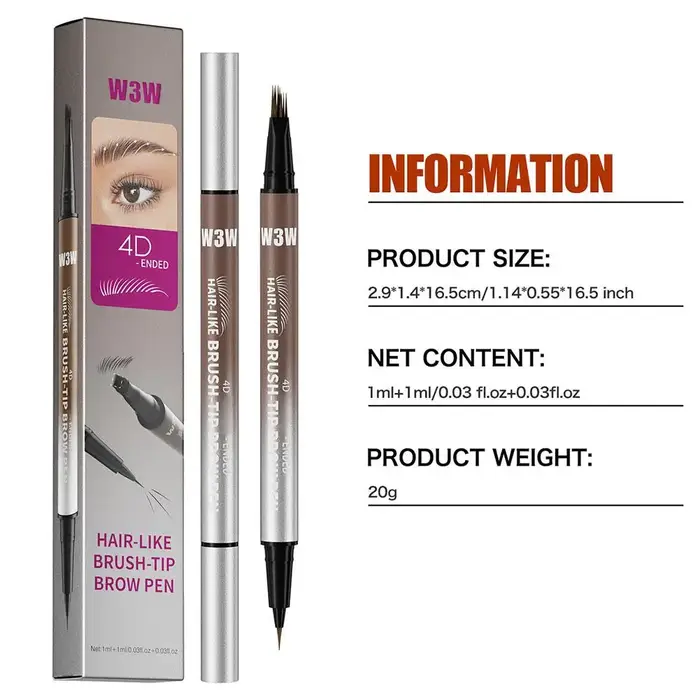 Nouveau crayon à sourcils semblable à des cheveux 4D
