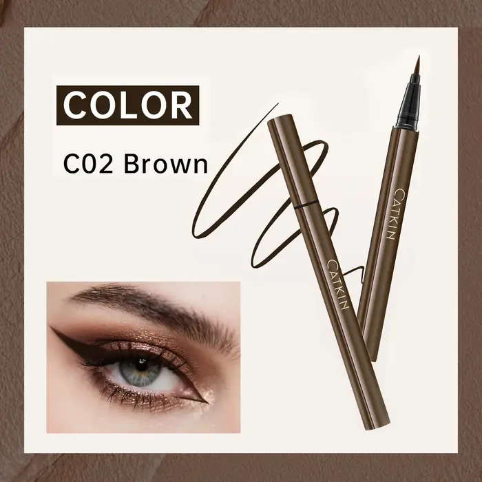 Stylo eye-liner noir imperméable CATKIN lisse longue durée