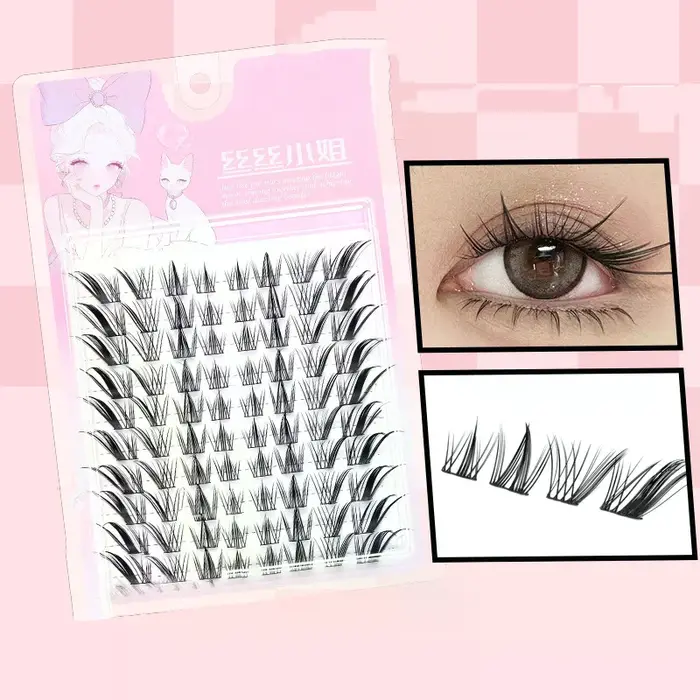 Faux cils volumineux auto-adhésifs sans colle