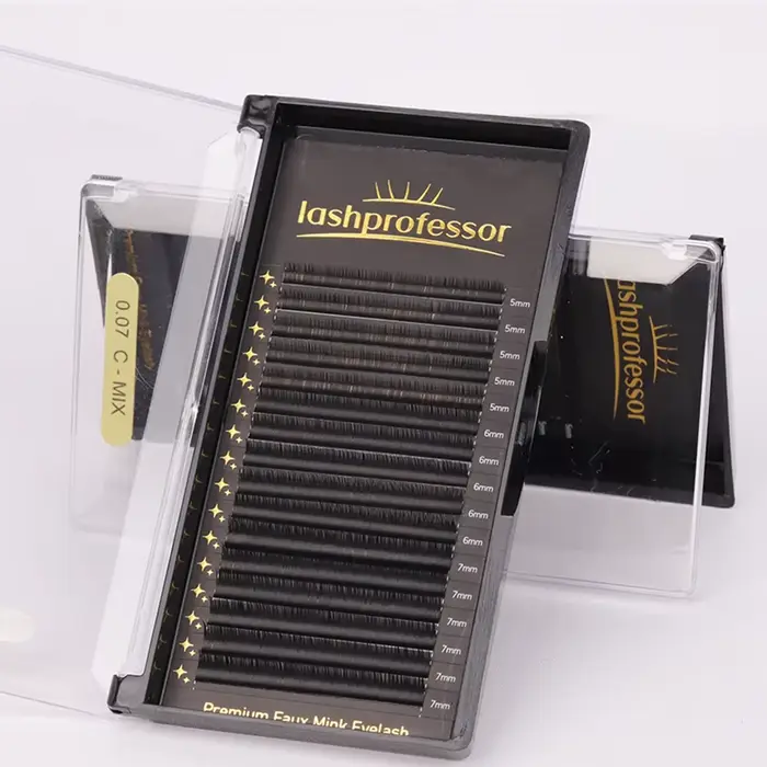 Extensions de cils individuelles Lashprofessor 5-20mm, cils en soie douce de qualité supérieure, noi