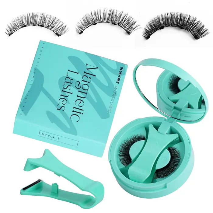 Faux cils naturels avec pince à épiler