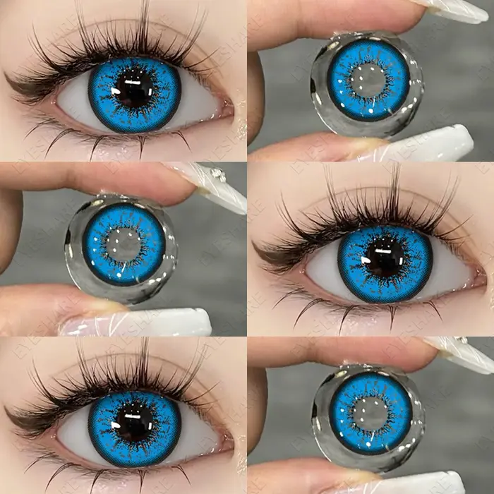 AMARA Cosplay lentilles de Contact colorées pour les yeux lentilles pour les yeux Anime lentilles de