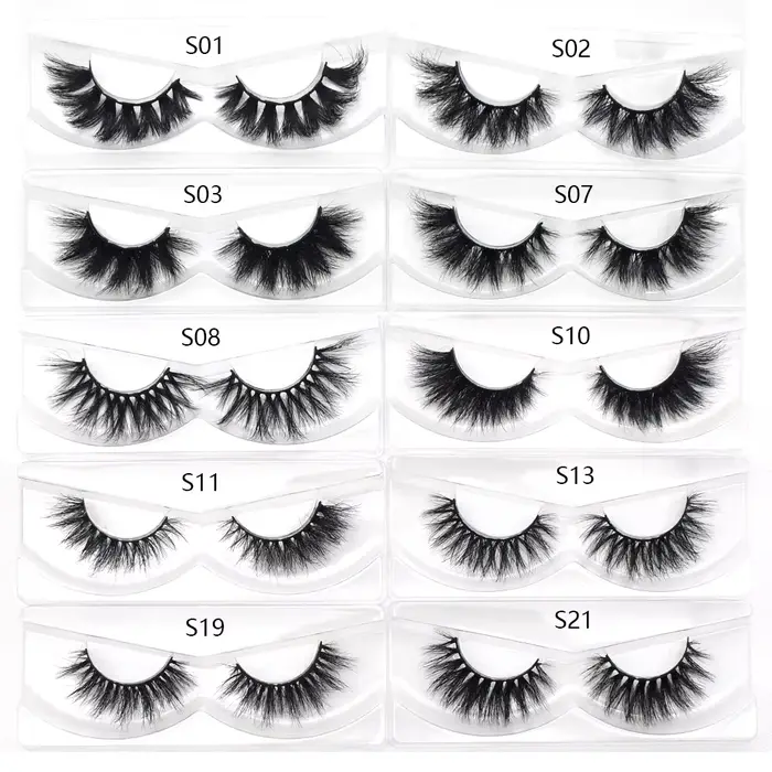 FOXESJI-Faux-cils en Vison Doux et Naturels, Vente en Gros, pour les Affaires