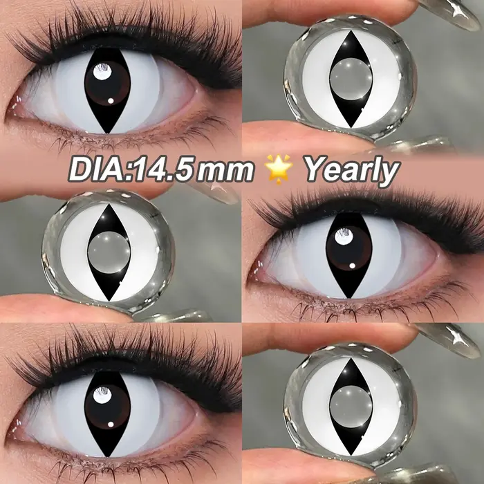 Magister couleur oeil de chat lentilles de Contact pour les yeux Cosplay