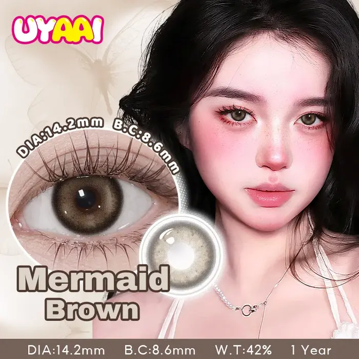 UYAAI couleur Contact marron yeux