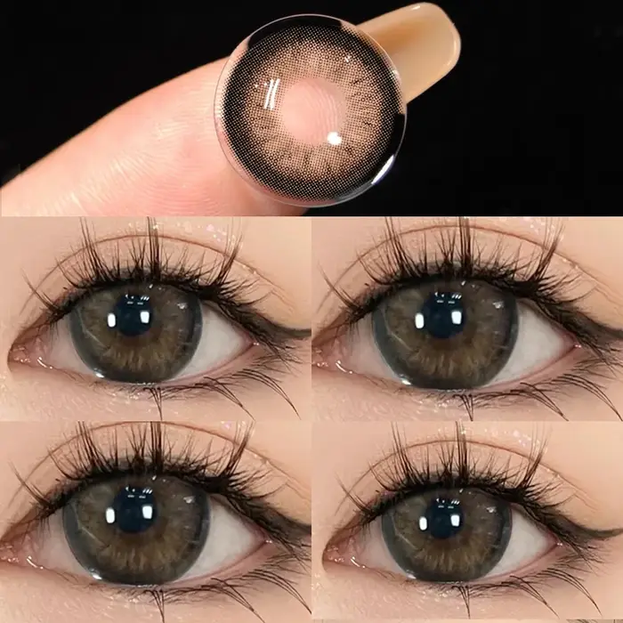 1 paire de lentilles de Contact naturelles pour les yeux