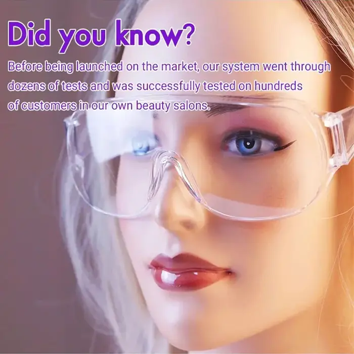 Lunettes de protection UV pour faux cils