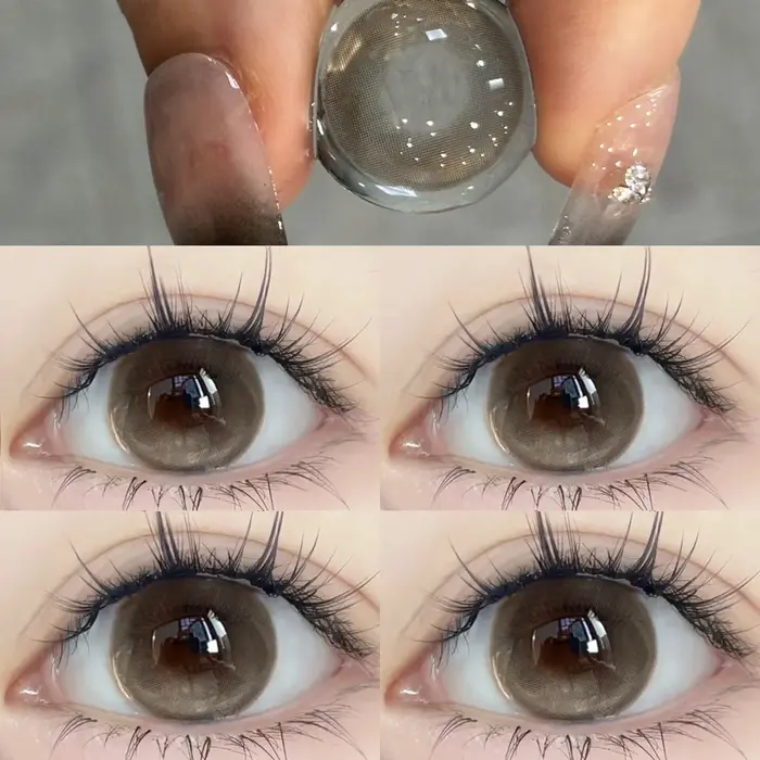 1 paire de lentilles de Contact pour les yeux
