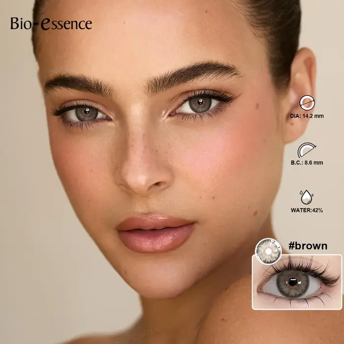 Bio-essence Nouvelles lentilles de contact Baby Blue pour les yeux