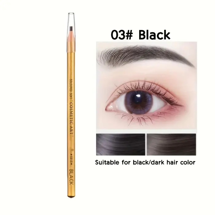 Crayon à sourcils microblading, coloration naturelle, résistant à la transpiration, imperméable, maq