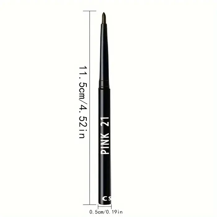 Paquet de 5 crayons Eyeliner noirs imperméables et résistants à la sueur-longue durée