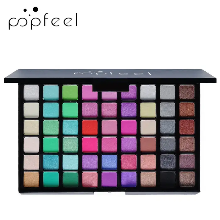 12 29 54 couleurs ombre à paupières mat fumé terre couleur maquillage imperméable paillettes miroitant nu fard