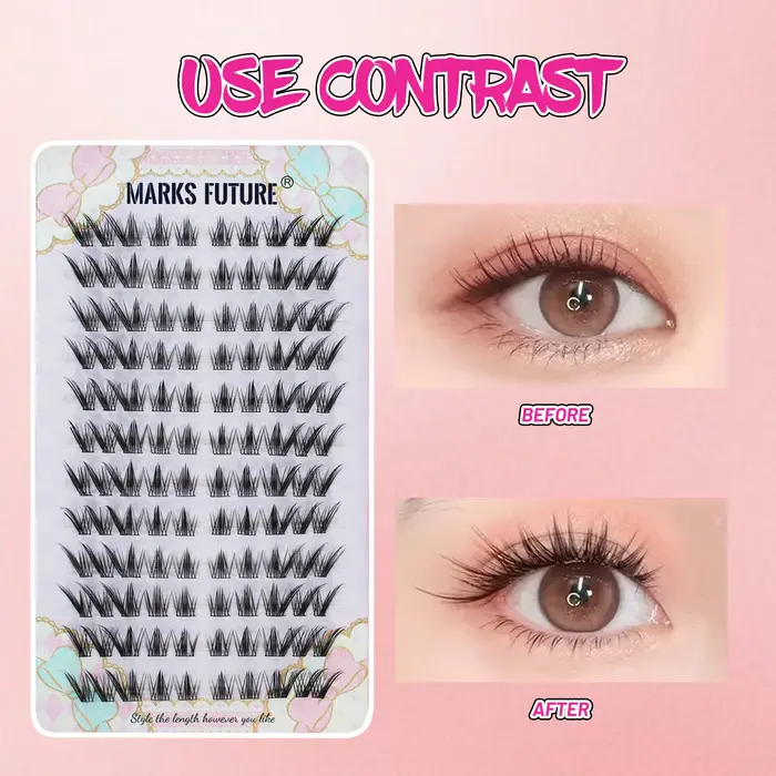 240 pièces de faux cils
