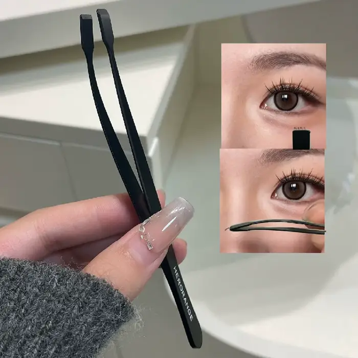 Pince à faux-cils inférieurs en acier inoxydable