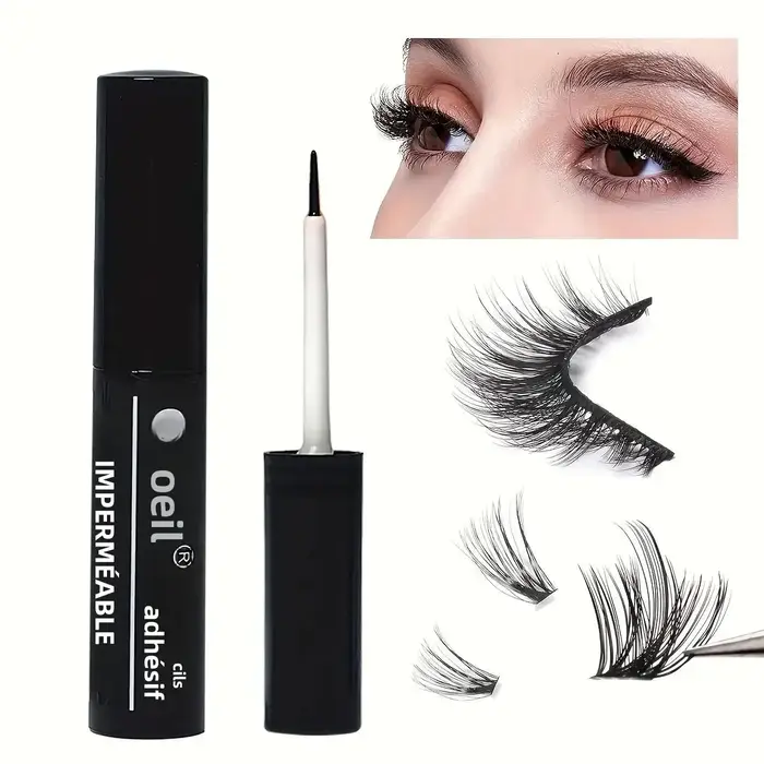 Colle pour faux cils en bande de 5 ml, séchage rapide, longue durée, forte adhérence, sans irritatio