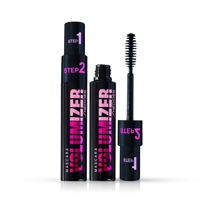 Mascara à friser noir 2 en 1, cosmétiques pour les yeux, imperméable, longue durée, ne fleurit pas, 