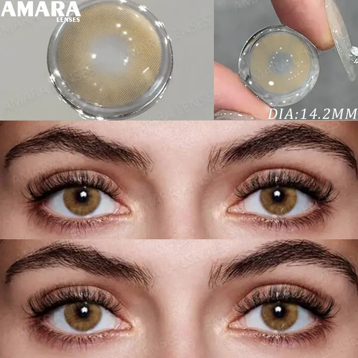 AMARA 1 paire de lentilles de Contact de couleur