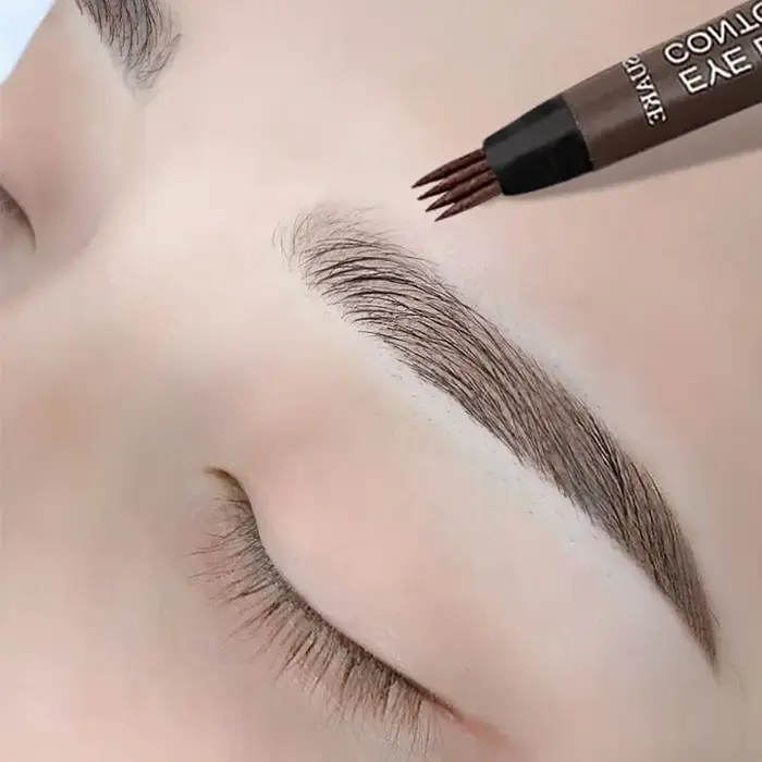 Crayon à sourcils liquide imperméable à l'eau
