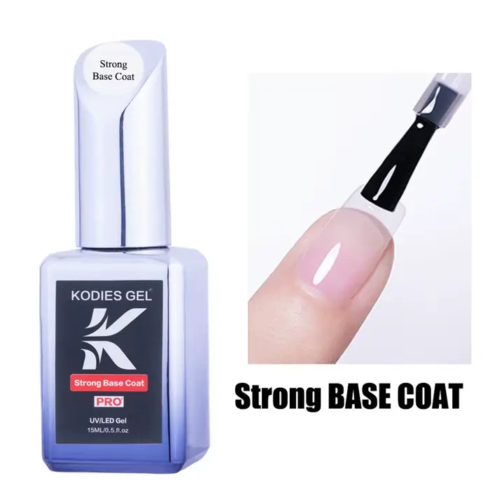 KODIES GEL couche de Base en caoutchouc solide Super Texture moyen épais Gel vernis à ongles