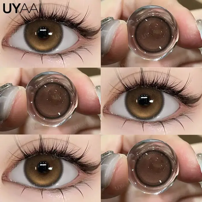 Lentilles de contact colorées UYAAI : bleues