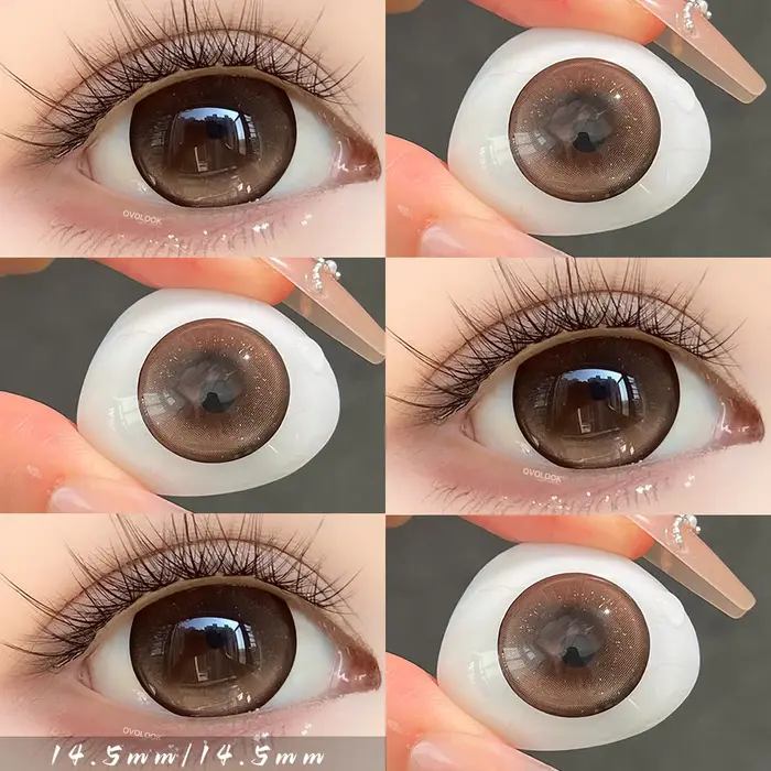 2pcs lentilles de Contact arc-en-ciel colorées pour les yeux Belleza couleur élèves