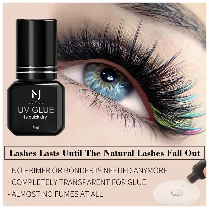 Colle UV pour cils, outils de maquillage